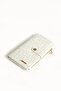 Women's Printed Stylish Wallet with Zipper and Snap Detail - 6