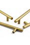 Furniture Handle Kitchen Cupboard Drawer Cabinet Door Knobs Gold Golden 224 mm 22.4 cm Metal (5 Pieces) - 4