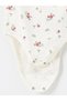 Lcw Baby Pink Crew Neck Baby Girl Snap Fastener Bodysuit Pack of 2 - 6