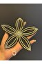 17X17 cm Iron-On Stone Embellishment Flower Applique Arma Black - 4