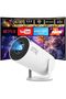 2025 New Upgrade Mini Portable Projector with WIFI 6 and Bluetooth HY300 Ultra HD, Support 4K 1080P, - 2