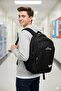 حقيبة ظهر كوبيرا باللونين الأسود والأبيض حقيبة مدرسية للجنسين - 3