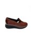King Paolo 5164 Tan Leather Women's Casual Shoes - 2