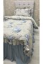 Fitted Sheet with Ruffles for Single Bed 1.00X2.00 Cm, Duvet Cover and 2 Pillowcases - 2