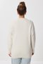 Women's Burgundy Heart Textured Oversize Knitwear Sweater Nx00005 - 5