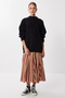 Woman's Black Oversize Basic Knit Sweater mx00126