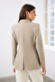 Vizon Fitted/Bele Oturan Dokuma Blazer Ceket TWOAW26BC00000 - 4