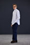 Trendyol Studio Lacivert Straight Fit Raw Denim Kot Pantolon Jeans TMNAW26JE00001 - 2