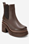 Emma Brown Skin Women's Platform Heeled Boots - 3