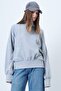 Grimelange Stitching Detailed Oversize Design Sweatshirt Alc-X14662 - 3