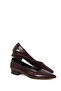 Burgundy Matte Women's Classic Heeled Shoes 21023 - 4