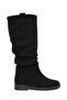 Black Suede Women's Boots 19787 - 5