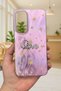 Samsung Galaxy A55 Compatible Hologram Color Changing Star Pattern Stone Written Starlove Case - 2