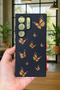 Samsung Galaxy S23 Ultra-Orange Butterfly Pattern Silicone Shock-Absorbing Classic Protective Rubber Case - 2