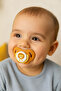 Safari Soft Silicone Tip Orthodontic Pacifier 18+ Months Orange Lion - 5
