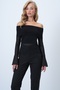 Black Madonna Collar Tulle Detailed Blouse Alc-X14501 - 3