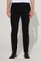 Men's Black Slim Fit Slim Fit Cotton Flexible Comfortable Chino Trousers