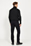 Men's Black Slim Fit Slim Fit 5 Pocket Cotton Stretchy Trousers - 7