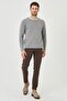 Men's Brown 360-Degree Stretchable in All Directions Slim Fit Non-Kneeling Cotton Flexible Comfortable Pants - 2