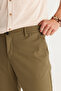 Men's Khaki Slim Fit Slim Fit Flexible Trousers - 5
