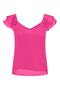 Onlasta Life Capsleeve V-Neck Top Wvn - 3