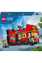 ® City Kırmızı İki Katlı Gezi Otobüsü 60407 - 7+ Çocuklar için Yaratıcı Oyuncak Yapım Seti (384 P) - 4
