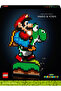 Super Mario World: Mario & Yoshi Building Set, Model Kit for Adults to Build, with Pixelated Ch - 3