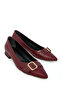 Burgundy Women's Classic Heeled Shoes 21022 - 2