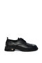 Black Women's Loafer Shoes 21042 - 6
