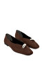 Brown Suede Women's Ballerinas 20840 - 2