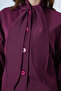 Plum Scarf Detailed Buttoned Jacket Alc-X14669 - 7