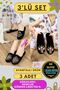 3 Pack Women's Winter Slippers Daily House Slippers Guest Dowry Bundle Bride 3-Piece Slipper Set