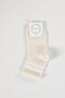 Ecru Cotton Seamless Tennis Socks - 2