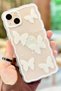 iPhone 13 Cute Butterfly Pattern Wavy Modern Design Quality Butterfly Case