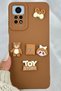 Redmi Note 11 Pro and Note 12 Pro | 4g |   Compatible Teddy Bear Pattern Cute Silicone Launch Toy Bear Case - 3