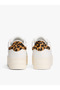 حذاء رياضي نسائي من Tjw Flatform Leopard باللون الأبيض - 6