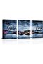 ALAYRA Baycoture His Queen Her King Abstract Graffiti Canvas 3-Piece Set 30x40 cm