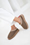 Taupe Suede Women's Boots & Booties 19762 - 5