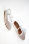 White Women's Ballerinas 20472 - 2