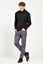 Men's Anthracite Slim Fit Slim Fit 5 Pocket Cotton Flexible Trousers - 6
