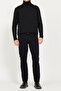 Men's Black Slim Fit Slim Fit 5 Pocket Cotton Stretchy Trousers