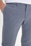Men's Petrol Slim Fit Slim Fit Side Pocket Cotton Flexible Dobby Trousers - 6