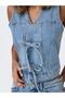 Female Woven Waistcoat - 7
