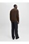 Knitted Sweater Solid Color Knitted Sweater - 5
