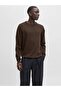 Knitted Sweater Solid Color Knitted Sweater - 2