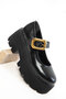 Black Women's Classic Heeled Shoes 20846 - 5
