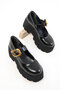 Black Women's Classic Heeled Shoes 20846