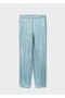 Satin Trousers with Elastic Waist