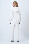 White Hooded Oversize Sweatshirt and Pants Set Alc-X12476 - 5