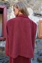 Women's Tile Fleto Pocketed Lined Oversize Padded Jacket Alc-X14556 - 7